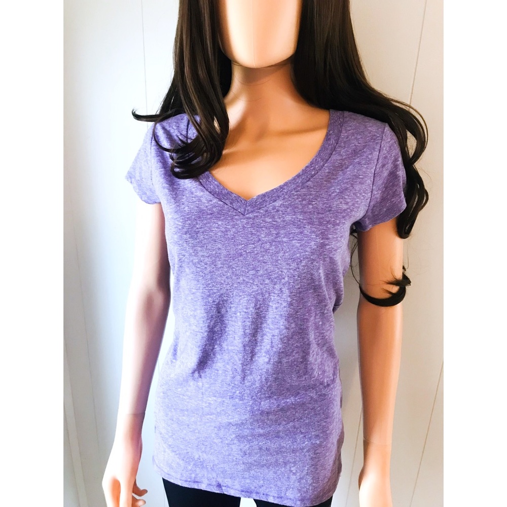 MUDD Country Girl Purple V neck Top